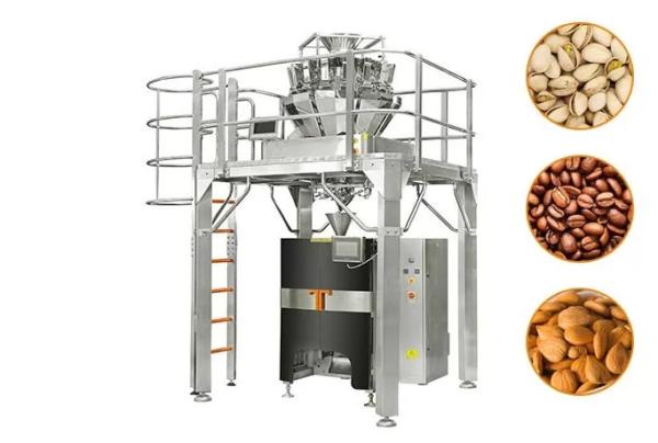 Buy Automated Packing Machine Chocolate Candy Food Packaging Machine System with Multihead Weigher at wholesale prices