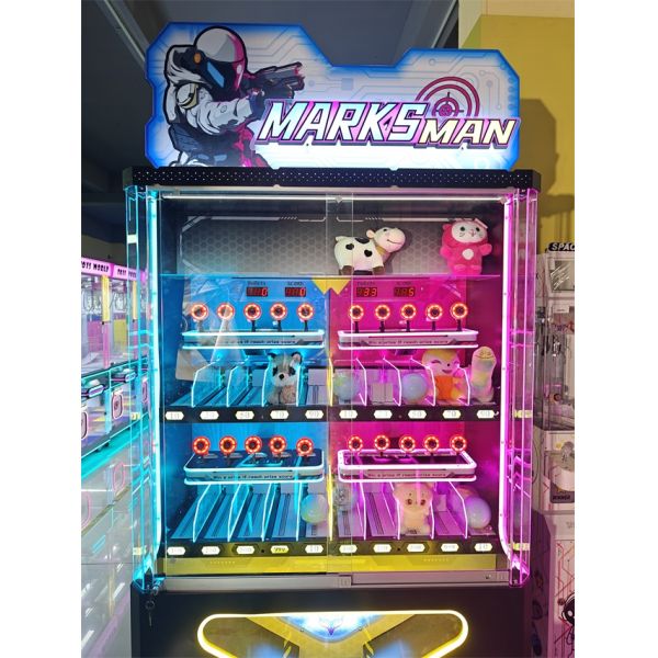 Wholesale Modern Design Children Arcade Marks Man Gun Shooting Prize Gift Game Machine for Games City