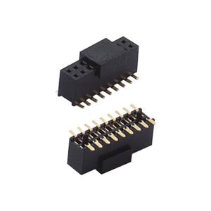 Quality Customized 2.54mm Dual Row SMT Header Connector Gold Flash For Pcb Board for sale
