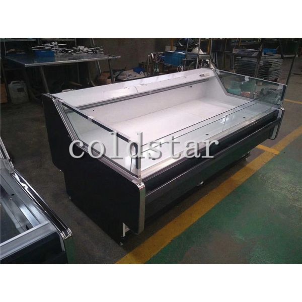 New Design Supermarket Fresh Meat Preservation Showcase Open Display Cooler