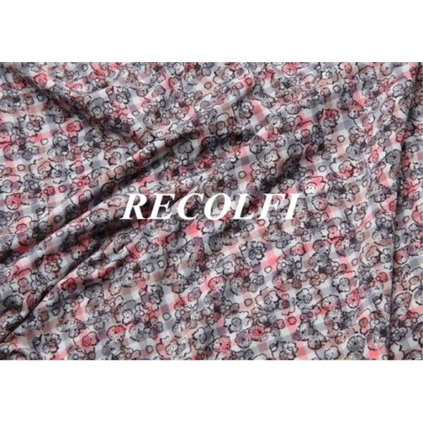 Stretchable Nylon Light Weight UV Protection Recycled Fabric Eco Weft Knitted