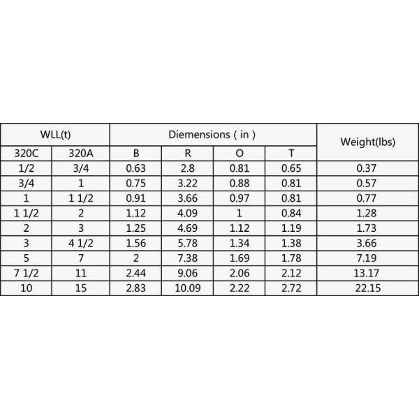Industry Hardware High Load-Bearing 320A Eye Slip Hook With Safety Latch