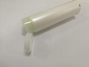 China Facial Cleanser Pearl White Plastic Squeeze Tubes PBL Dia 40 And 170mm Height 100g on sale