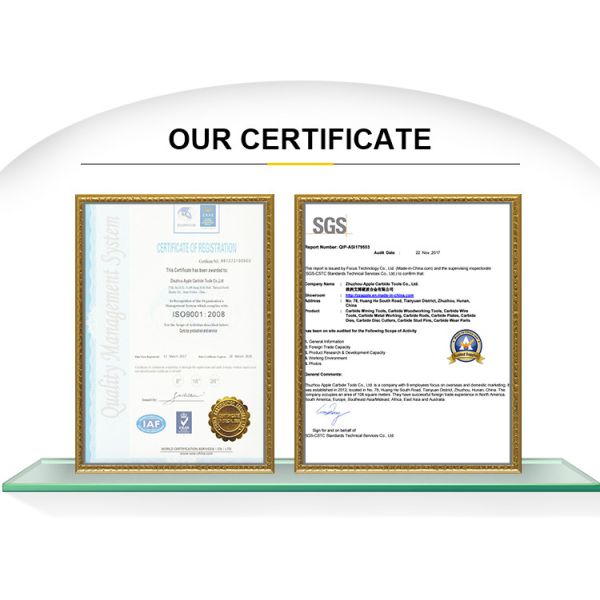 TiAlN Coating UF12 Carbide Ball Nose End Mill With No Burr