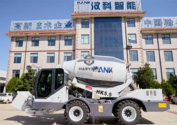 Buy 5.5m3 Self Loading Mixer HK5.5 Rear Wheels Steering with 115kw engine at wholesale prices
