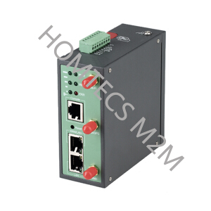 H21Series Industrial M2M 4G LTE GPS WIFI Router support I/O, 2LAN with MINI antenna