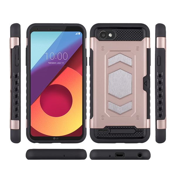 Full - Body Rugged Smartphone Protective Case For LG Q6 Back Color