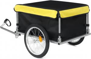 Quality Bike Trailer Cargo Foldable Max Load, 2x16