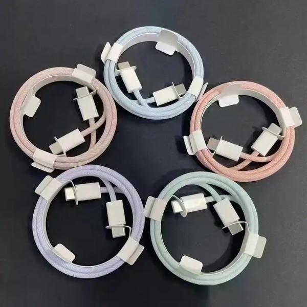 Buy 1M/2M/customized USB Type-C to Type-C Cable for iPhone15 Fast Charging USB-C to USB-C at wholesale prices