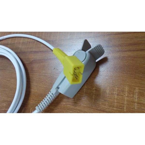 Replacement Reusable Spo2 Sensors MEK Compatible Medical Adult Finger Clip Type