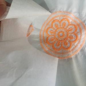 China Polyester/Cotton Nonwoven Fusible Embroidery Backing Interlining Nonwoven for Garment on sale