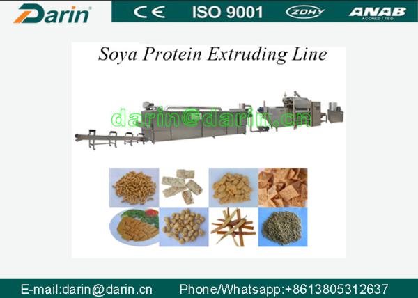 Buy Automatic soybean processing equipment  / soya nuggets extruder machine at wholesale prices