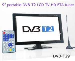 Quality DVB-T29 9 inch portable DVB-T2 LCD TV monitor 2014 HD FTA digital TV receiver decoder for sale