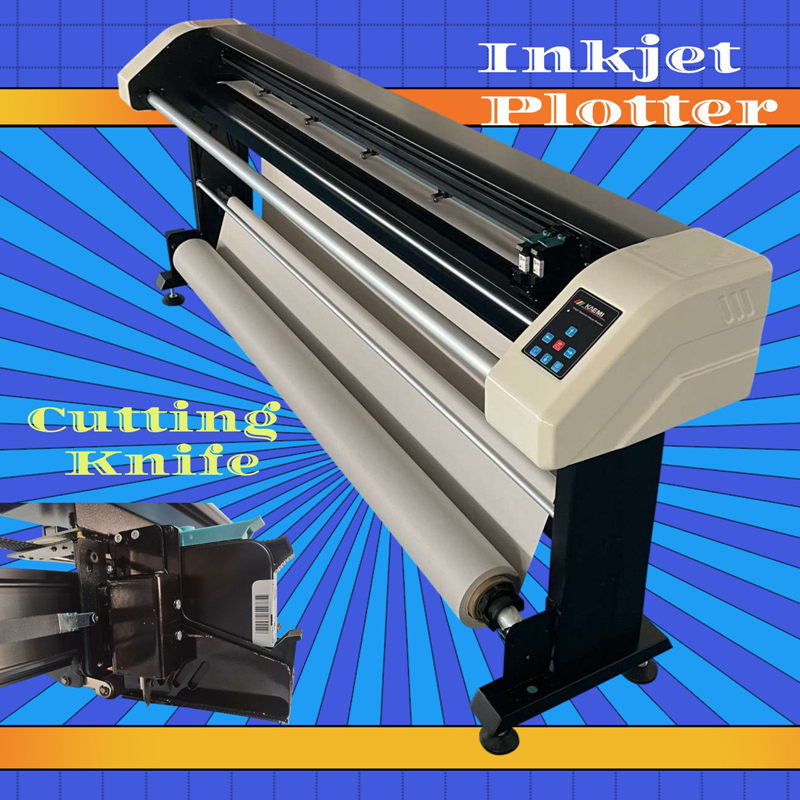 Optional Ink Cartridge Type 2 Head 4 Head Inkjet Plotter Paper Pattern Cutting Plotter