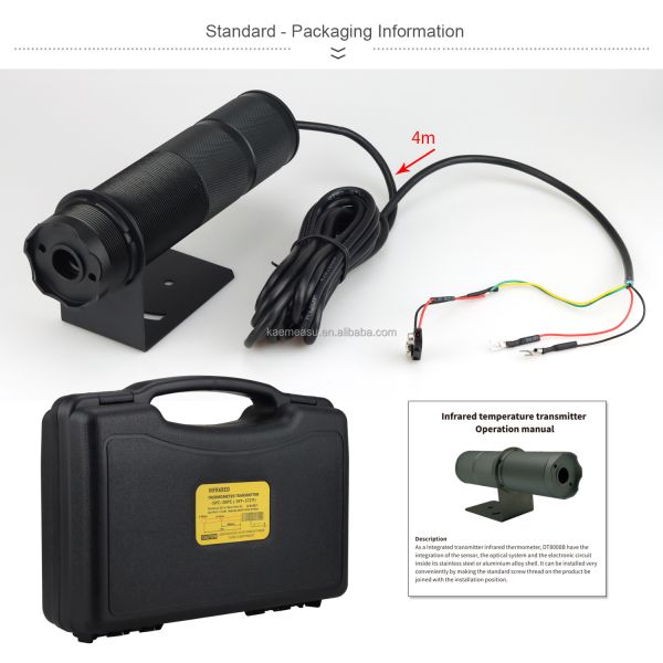 Aluminium Alloy Shell Non Contact Infrared Temperature Sensor 4-20mA