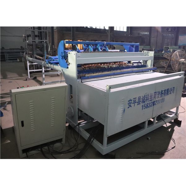 One Man Operation Automatic Wire Mesh Machine , 0.3 Mm To 12 Mm Reinforcing Mesh