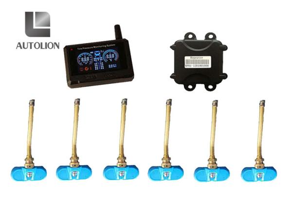 Buy Anti - Tire Explosion Truck Tire Pressure Monitoring System , Tpms Monitoring System With 4 Sensors at wholesale prices