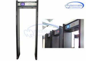 Quality Battery Backup Walk Through Metal Detector 45 Pinpoint Zones For Embassy Security Check for sale