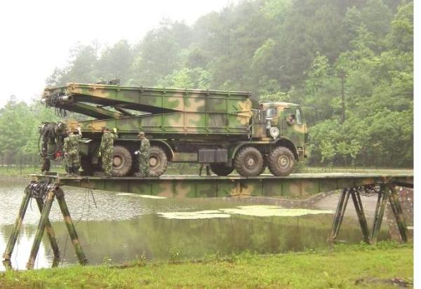 Buy Automatic Single Span Deck Heavy Mechanized Bridge For Temporary Transportation at wholesale prices
