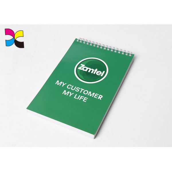 Exercise Custom Spiral Bound Printing With Double White Wire Offset Paper Writing