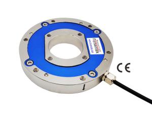 Quality Low Profile Through Hole Reaction Torque Transducer 5Nm 10N*m Thin Torque Sensor for sale