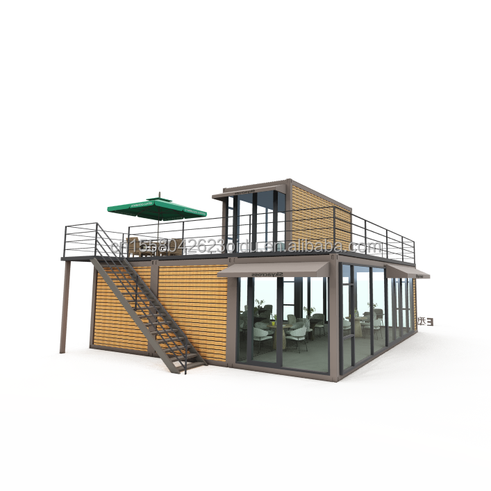 Galvanized Steel Square Tubes Main Structure Prefabricated Villa House Modern Modular Container Luxury Three Bedroom