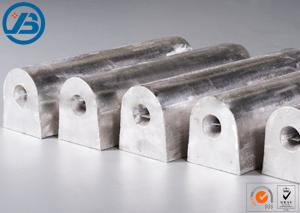 Quality 99.9% 99.5% 99.8% Magnesium Anode Rod For High Electrical Resistivity Media for sale