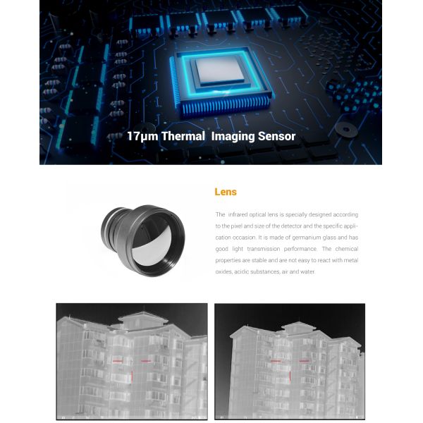 Shockproof Orion 350RL 2x Thermal Imaging Scope Link Via WiFi Device