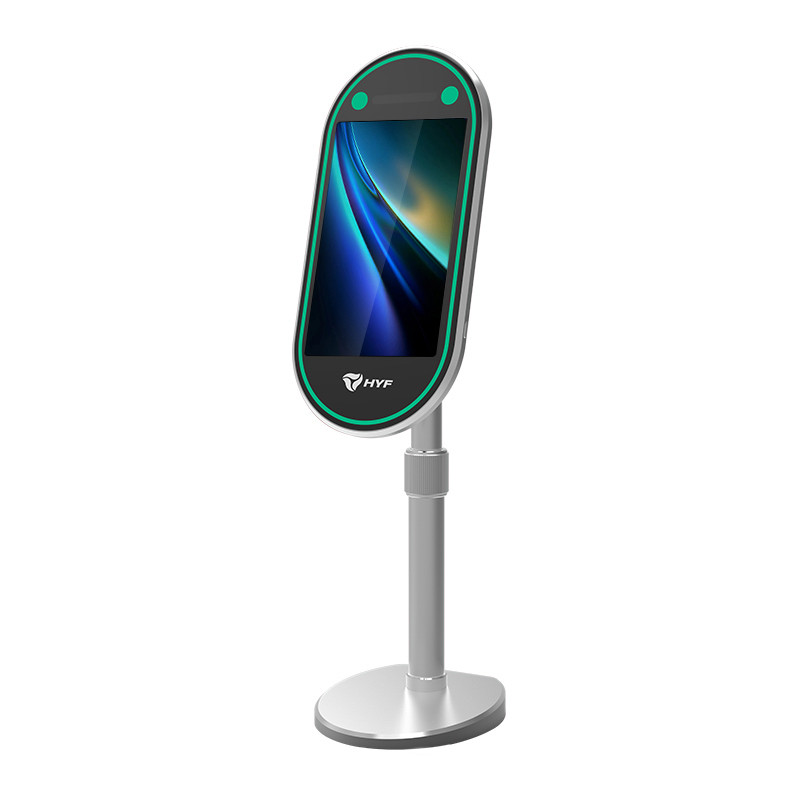 8 Inch Oval Verification Facial Identification Terminal Attendance Machine Face