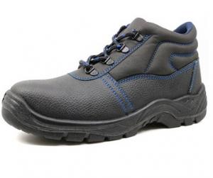 Quality Anti Slip PPE Safety Shoes Leather Steel Toe Cap Anti Static Men Working Use for sale