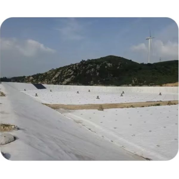 High Permeability Non Woven Polyester Geotextile For Soil Reinforcement And Land Reclamation