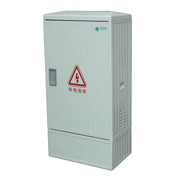 Polyester Fiber Optics Distribution Box Enclosure With Double Door Free Standing