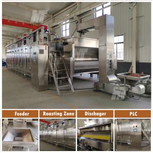 Quality Automated Nut Roasting Machine Continuous Nuts Roaster Oven Roasting System for sale