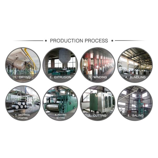 regenerated royal blue color polyester staple fiber in 1.4d or 1.5d x 38mm