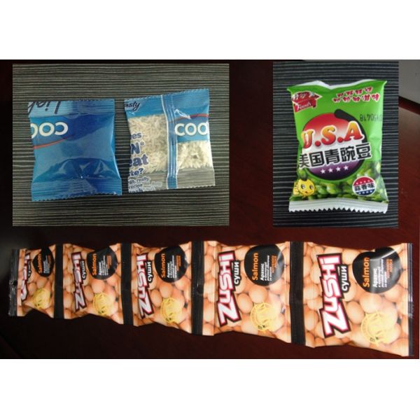 20 / 50g Pillow Bag Tea Bag Packaging Machine Touch Screen Operation