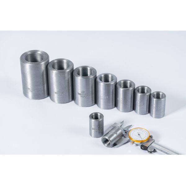 Modern Carbon Structural Steel Parallel M12 Threaded Rebar Coupler