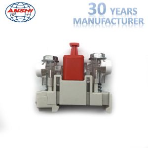 Grey Subscriber Terminal Block One Pair STB Module With Over - Voltage Protector