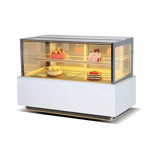 Buy Efficient Cooling 1.5m Square Bakery Display Fridge at wholesale prices