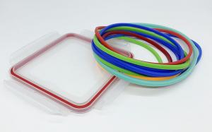 Quality Custom Silicone Rubber Rings Rubber Gasket Ring Silicone Seal for lunch box for sale