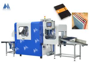 Quality A4 Size Fully Auto Hard Case Elastic Band Inserting Machine Hardcover Book Binding Machine MF-FEM450 for sale