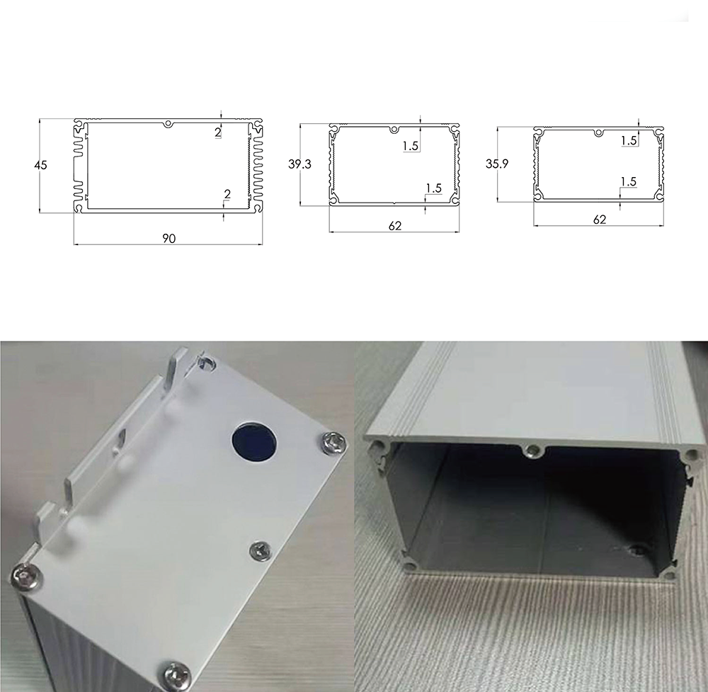 ISO9001 CNC Precision Components IP54 Outdoor Waterproof Amplifier Enclosure
