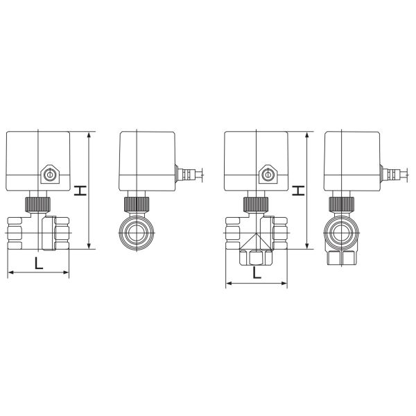 KQF-B01 Factory Price Electric Valve For Low Pressure Steam Switching