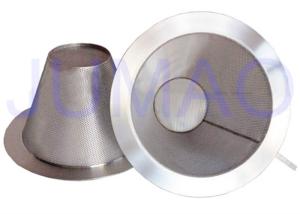 Quality Monel / Inconel Conical Sintered Metal Filter Elements 5 Layer With Better Separation for sale