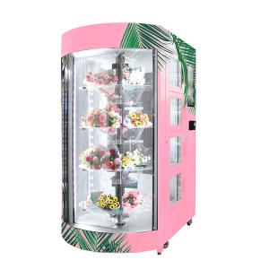 Quality Floral Shop Store Flower Vending Machine 24 Hours Self Service For Fresh Bouquets for sale