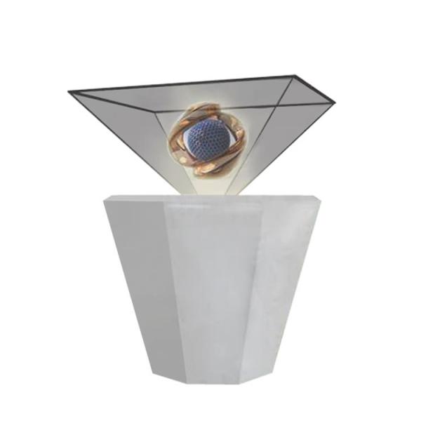 Buy Inverted Triangle Pyramid 3D Holographic Display Android / Windows System HDMI / USB Input at wholesale prices