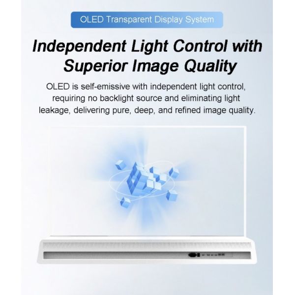 Ultra Thin Transparent OLED Display Monitor HD Clear See Through Digital Oled Panel