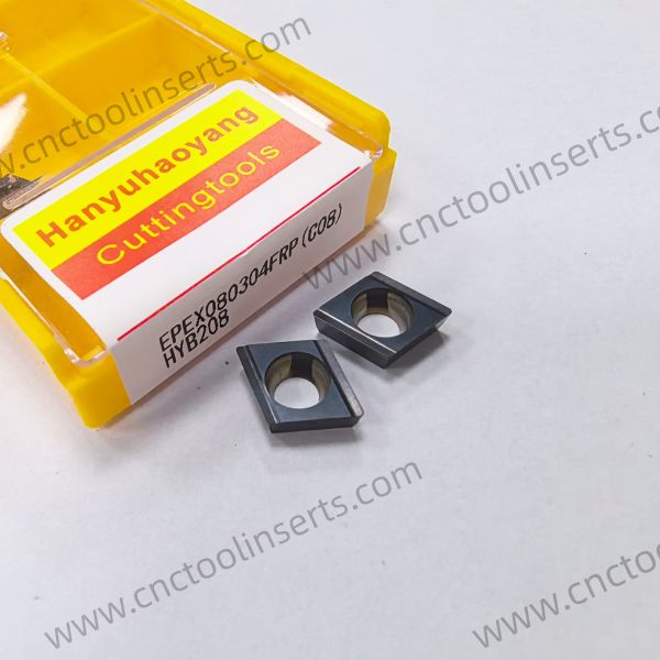 CNC Boring Inserts Wc-Co PVD Coating EPEX080304FRP(C08) HYB208 ，Applicable To