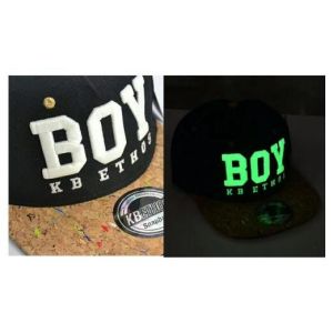 Buy cheap Custom 3D glow-in-the-dark embroidery snapback caps hat from wholesalers