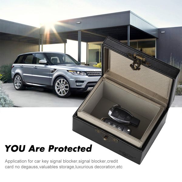 Large Safe RFID Signal Blocking Case For Car Keys Fob Phones Cards