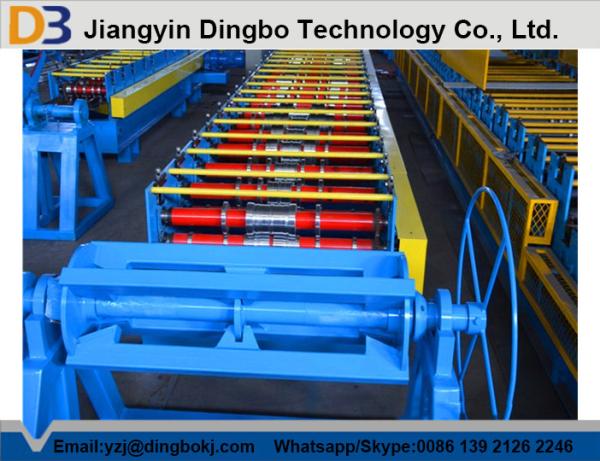 Buy Sheet Metal Decking Roll Forming Machine with PLC Controlling System for Buildings at wholesale prices